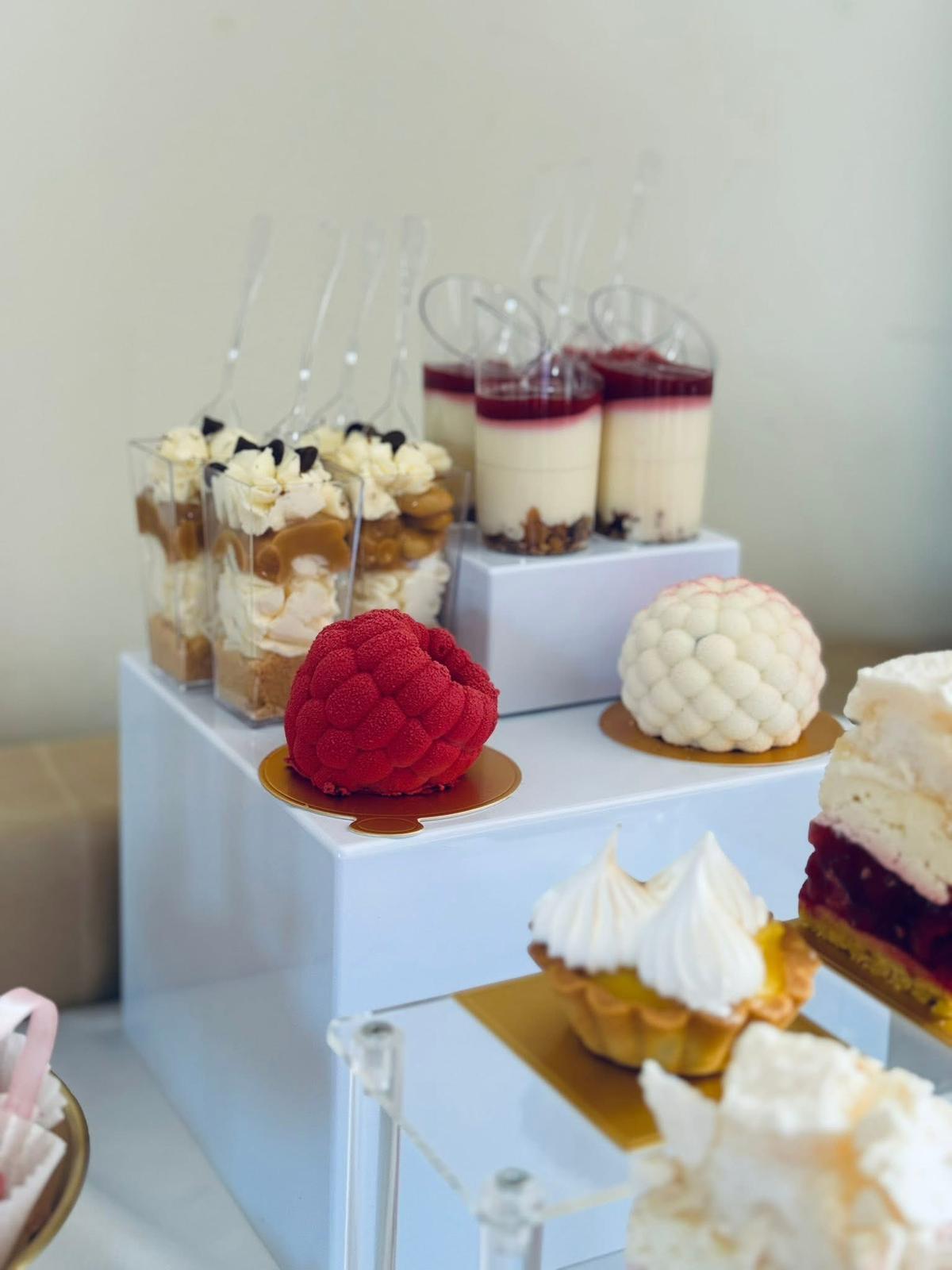 Dessert Table Mini Cakes Display